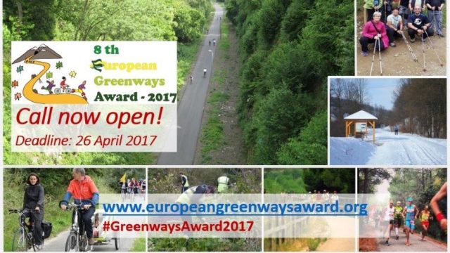 Call for candidacies for the  8 th European Greenways Award 2017