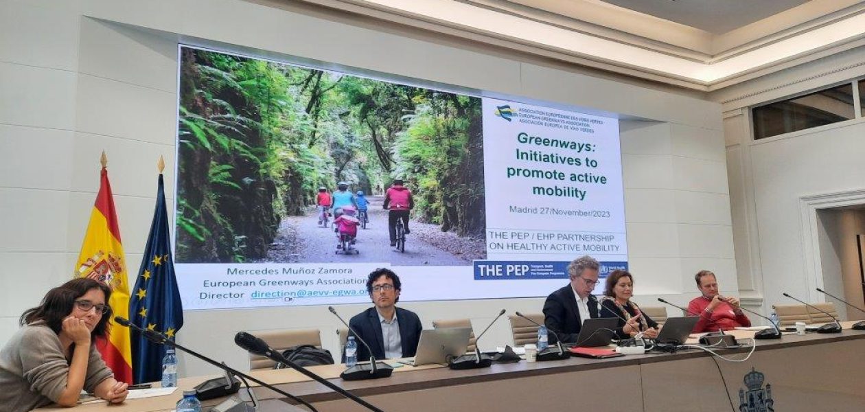 Greenways at the PEP/EHP meeting in Madrid