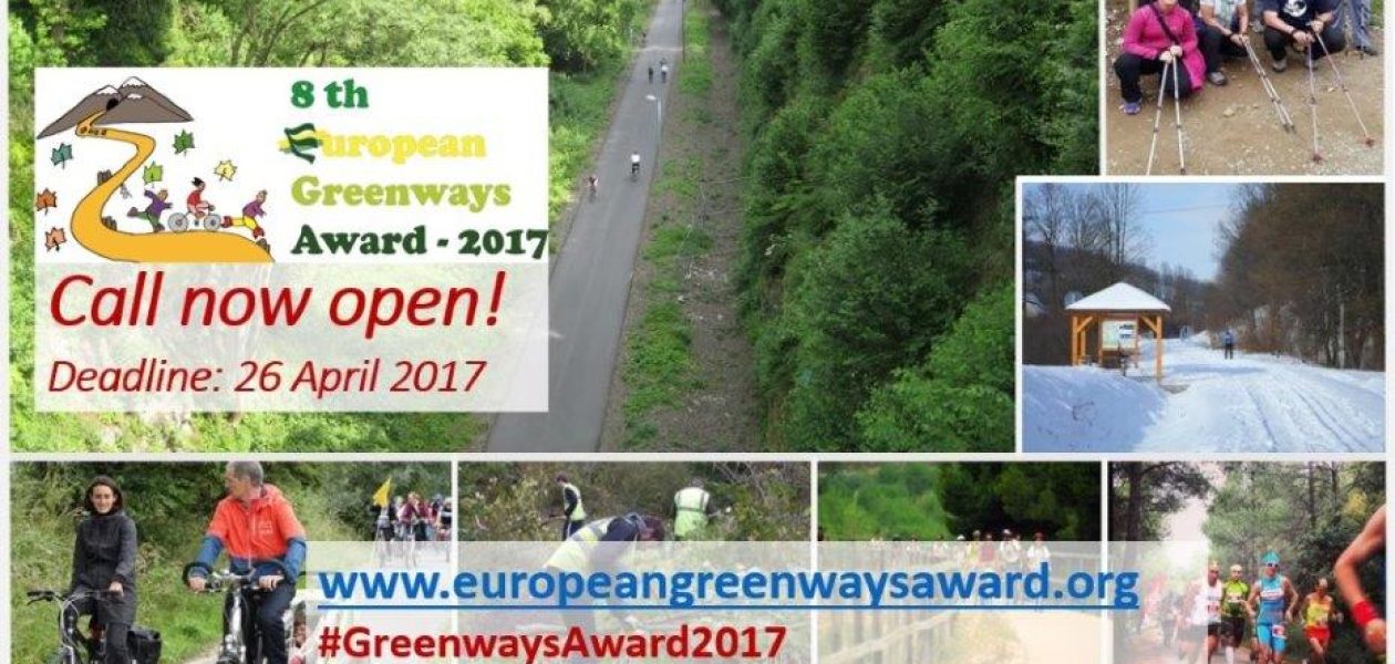 Call for candidacies for the  8 th European Greenways Award 2017