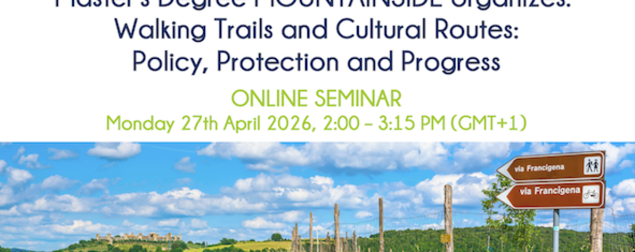 Seminar: Walking Trails and Cultural Routes