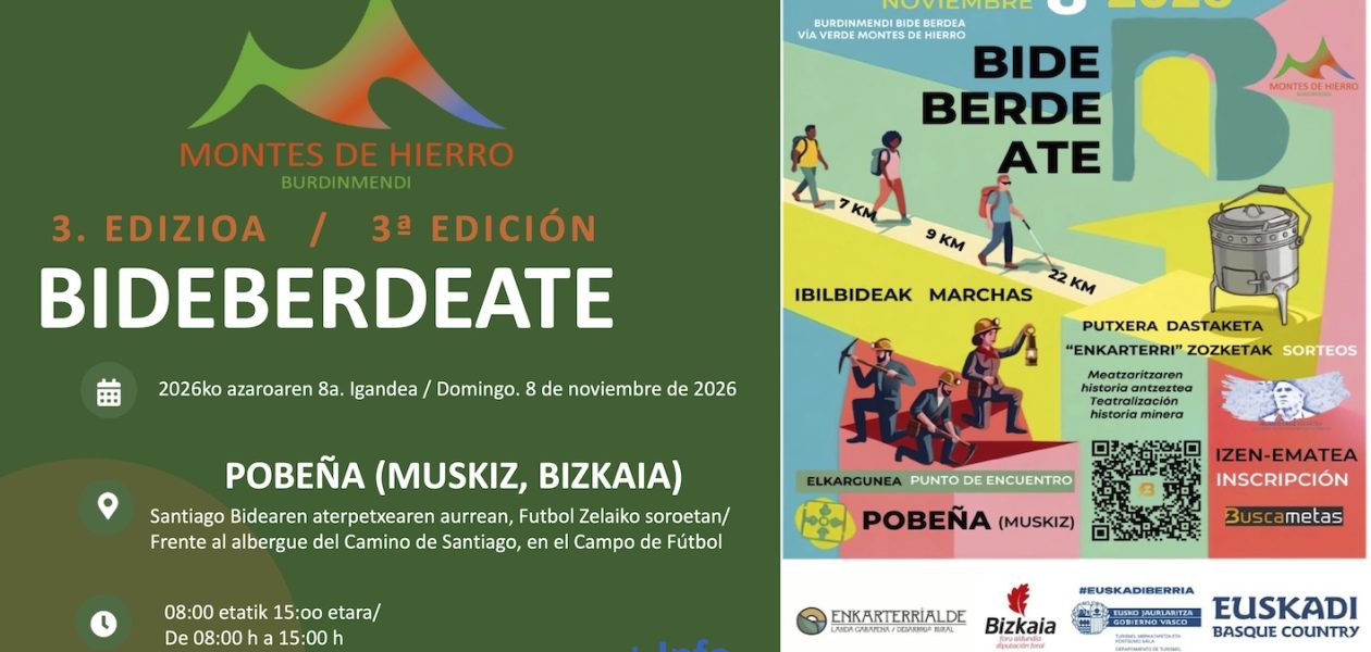 BIDEBERDEATE 2026 at the Montes de Hierro Greenway