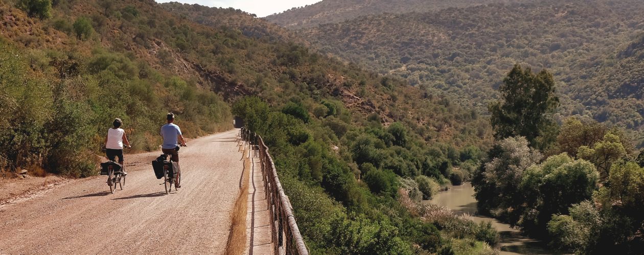 The Vía Verde de la Sierra was severely affected by heavy storms