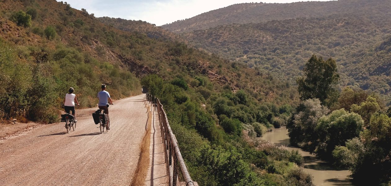 The Vía Verde de la Sierra was severely affected by heavy storms