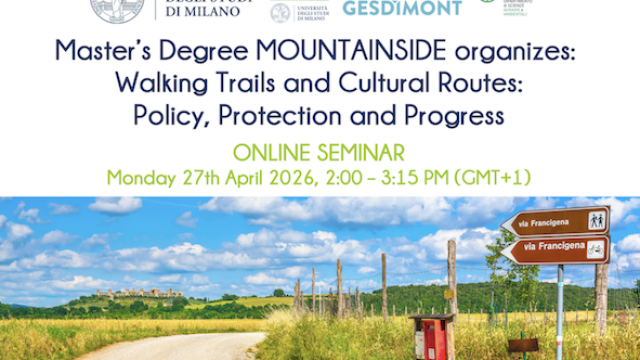 Seminar: Walking Trails and Cultural Routes